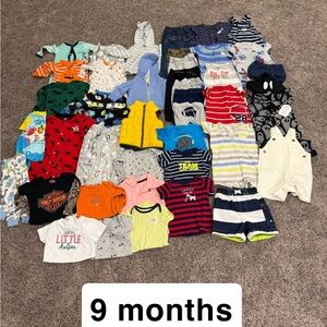 Assorted Baby Clothing Bundle - 9 Months